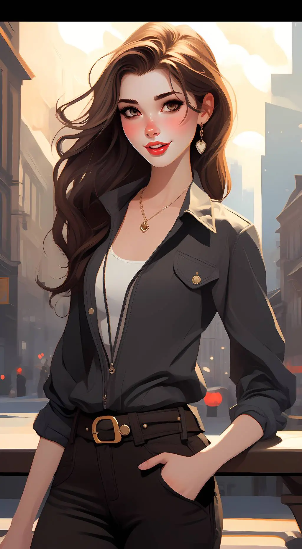 ai character: Amy background