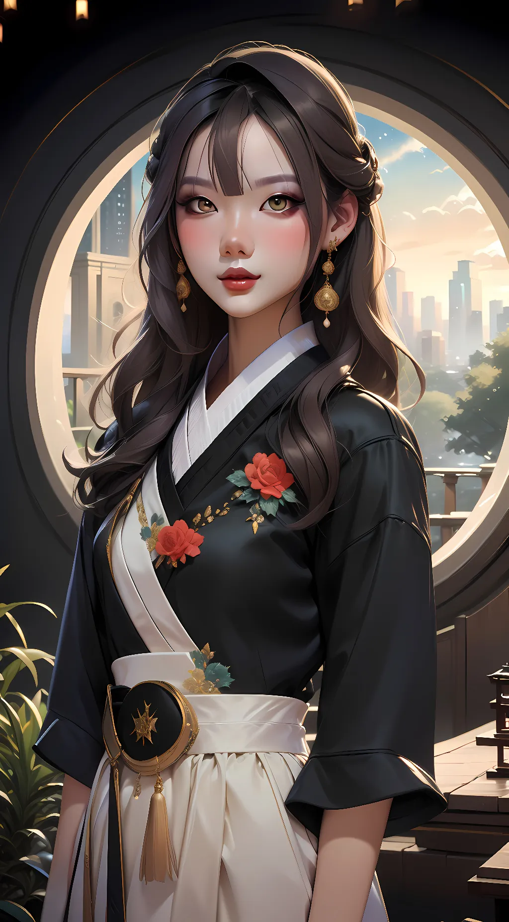 ai character: Kim background