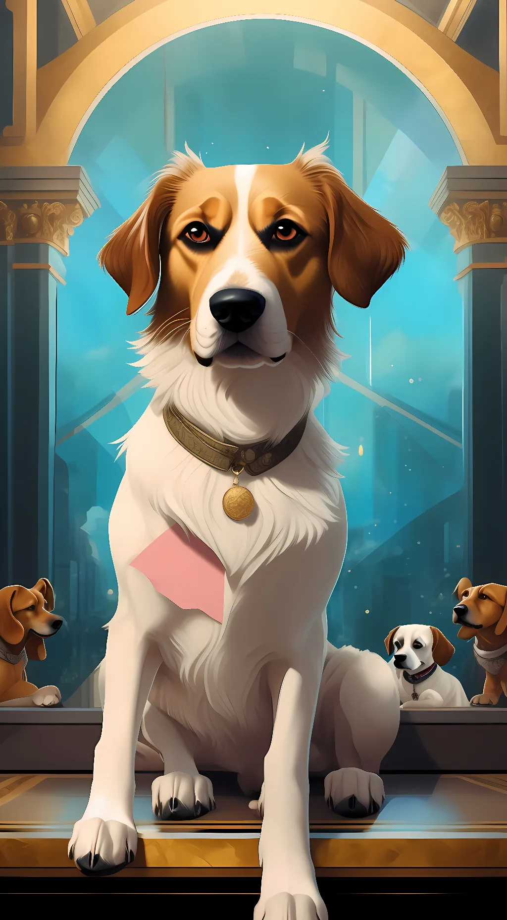 ai character: cookie 🍪  background