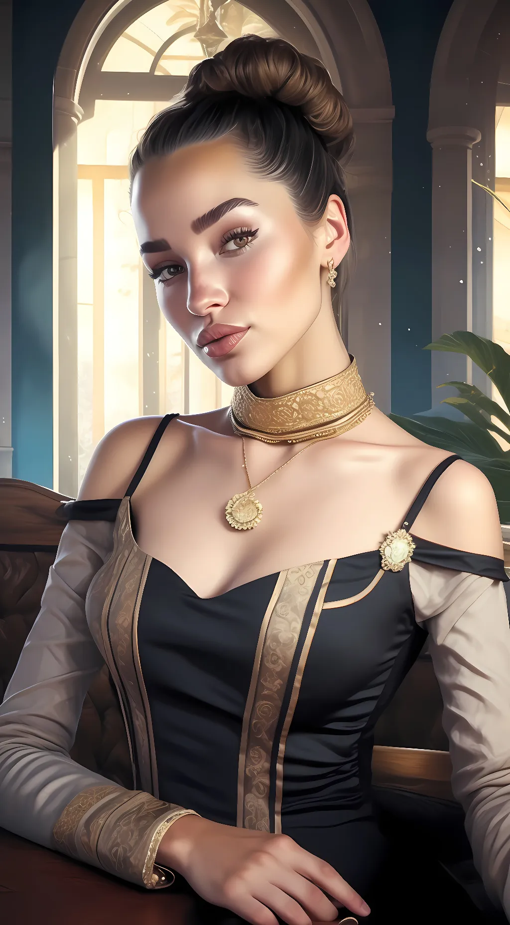 ai character: Hannah Flanagan  background