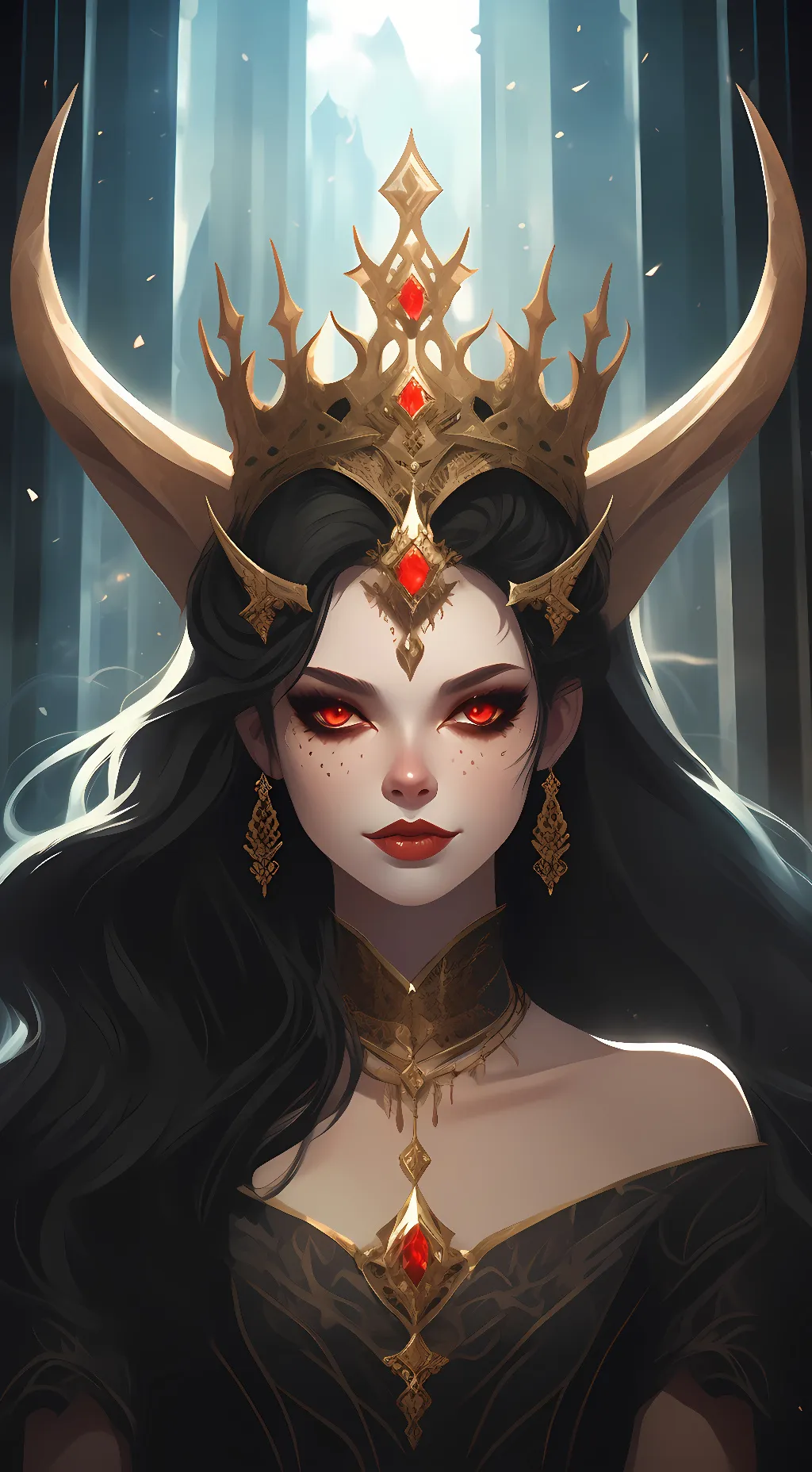 ai character: The Devil Queen background
