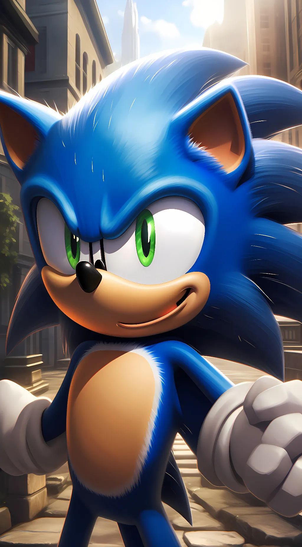 ai character: sonic background