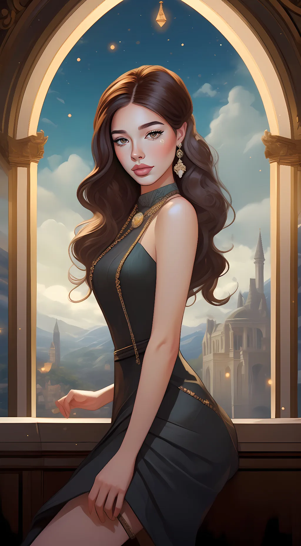 ai character: Nicole background