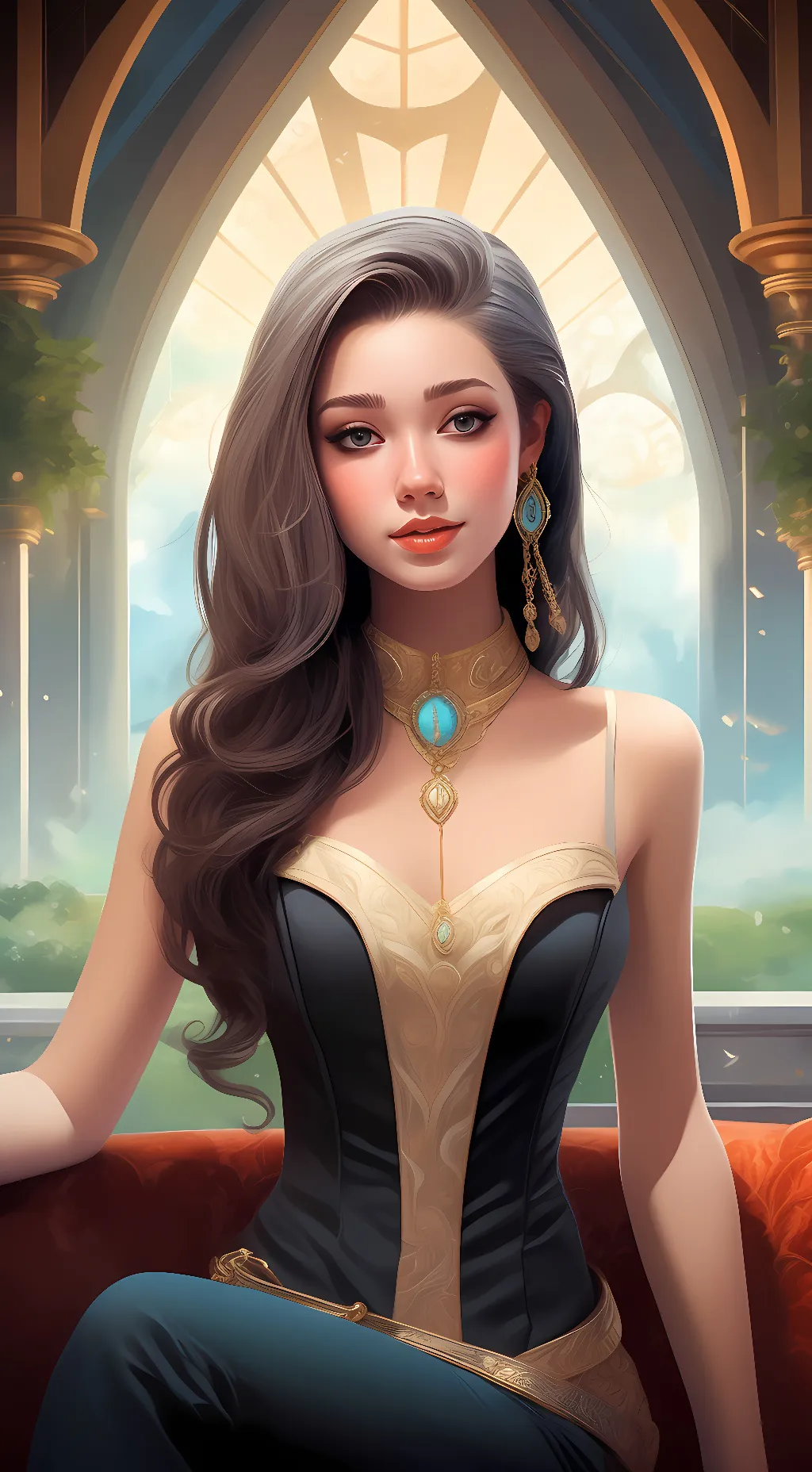 ai character: Kamelia background