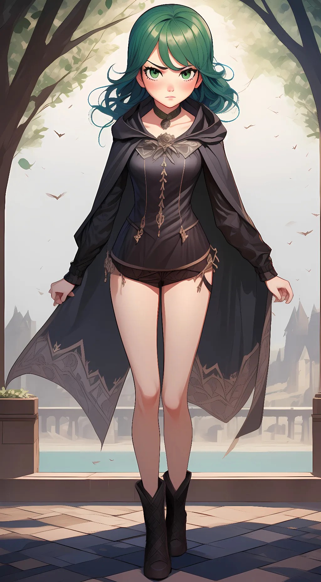 ai character: Tasumaki  background