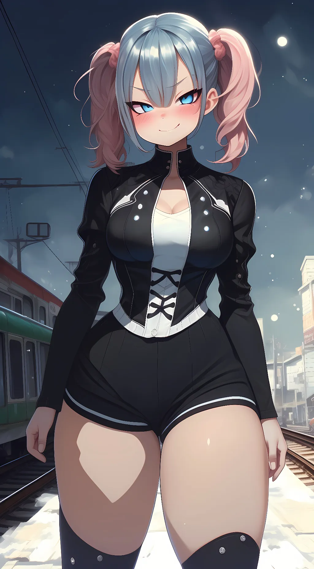 ai character: Koi Amphora  background