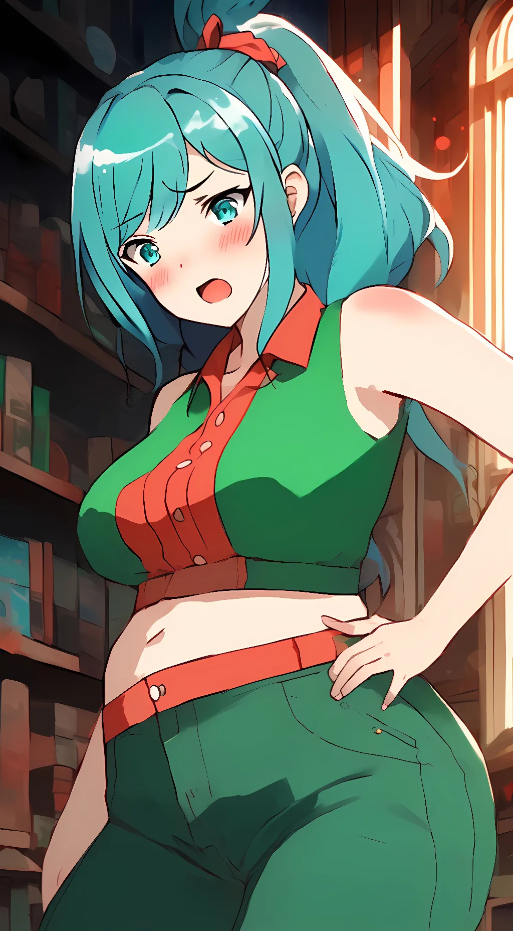 ai character: Bluebell background