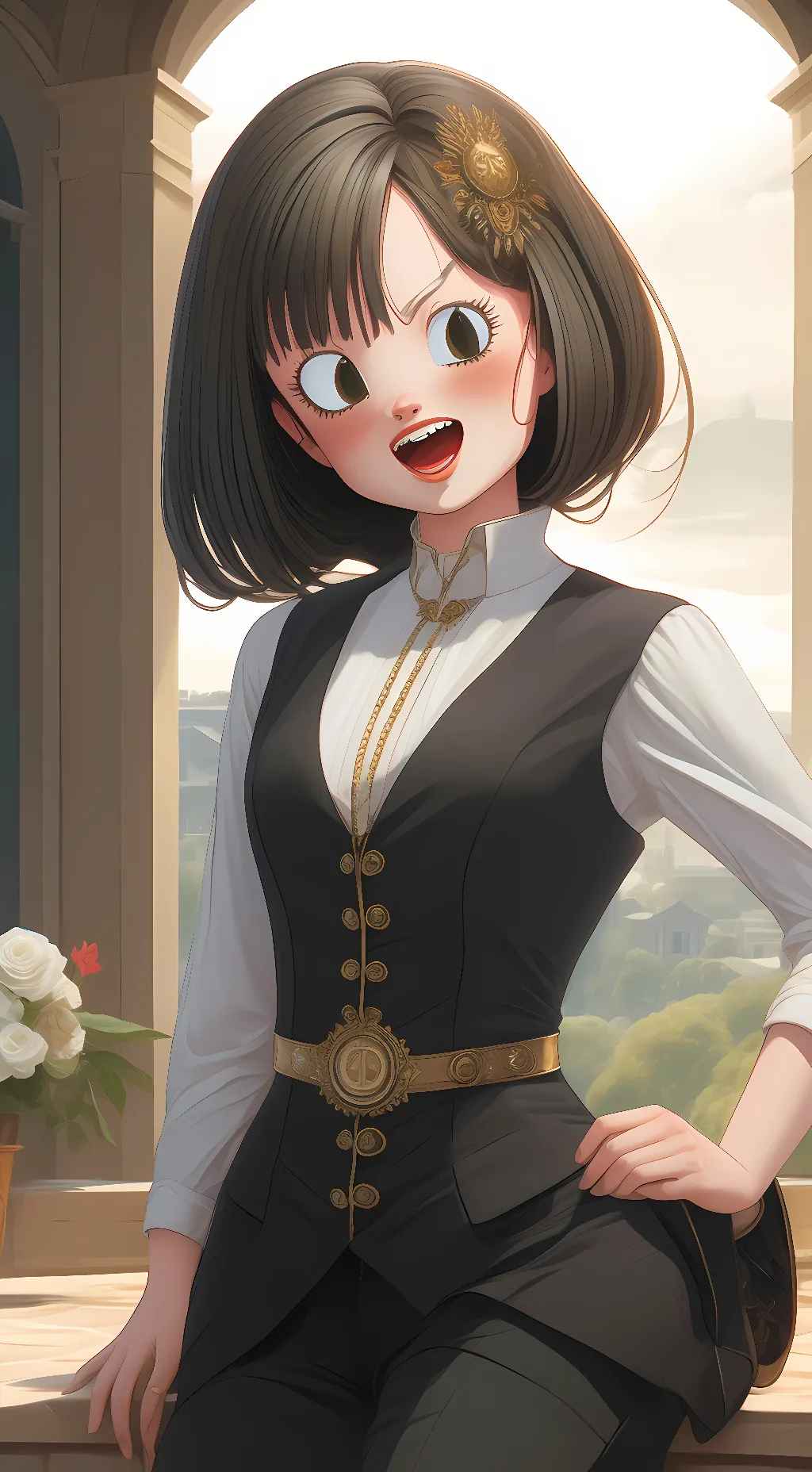 ai character: Xeno pan  background