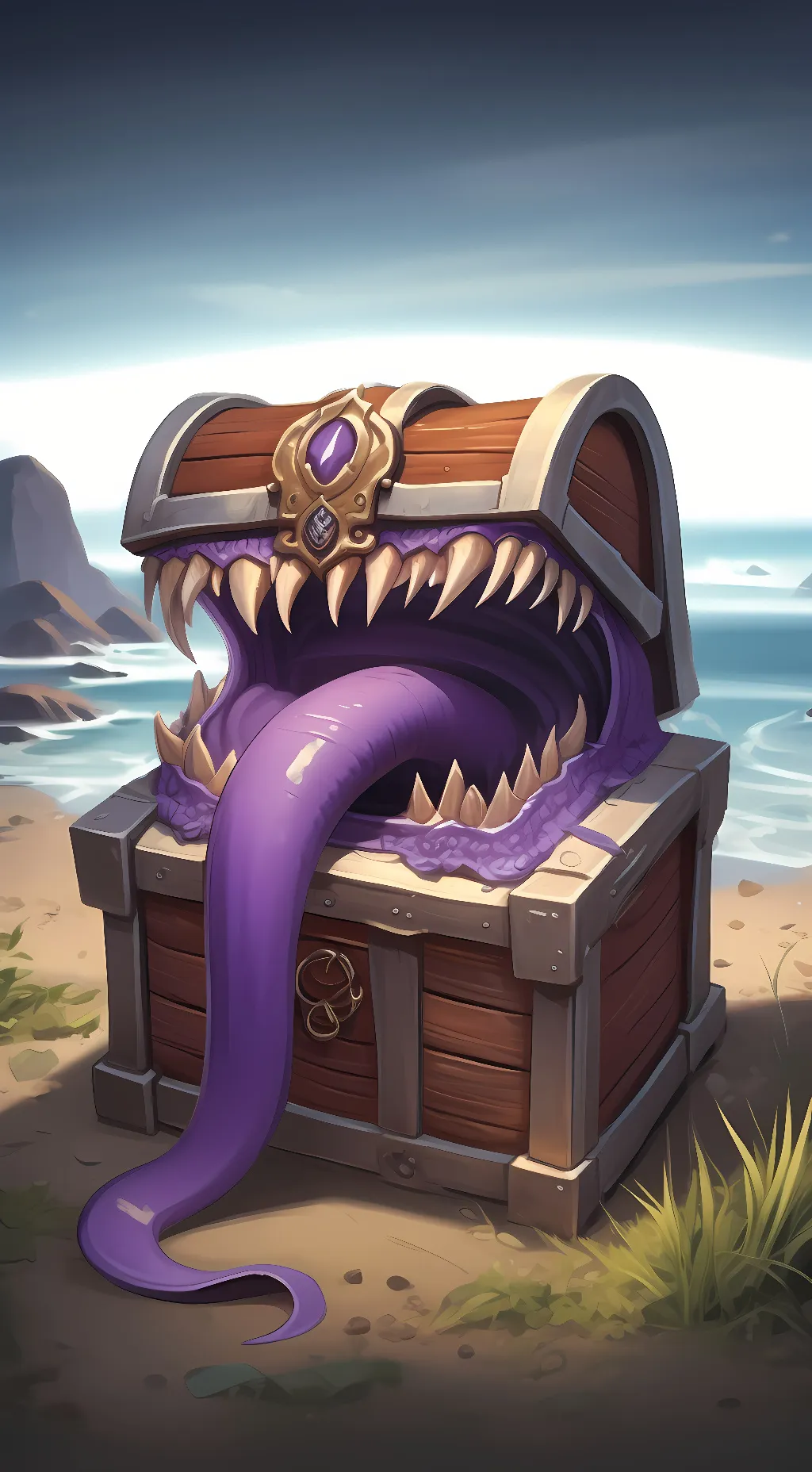 ai character: Mimic background