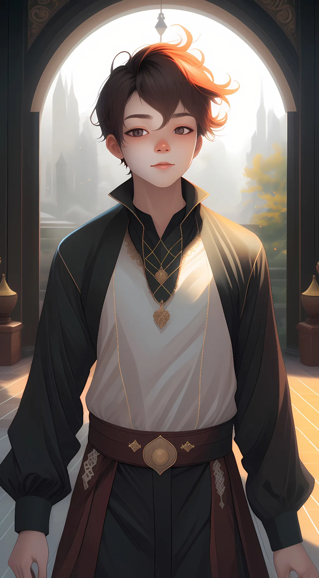 ai character: Everett hall background