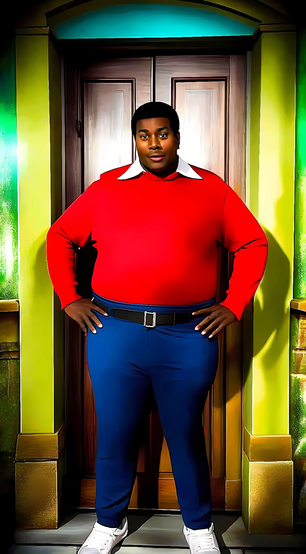 ai character: Fat Albert background