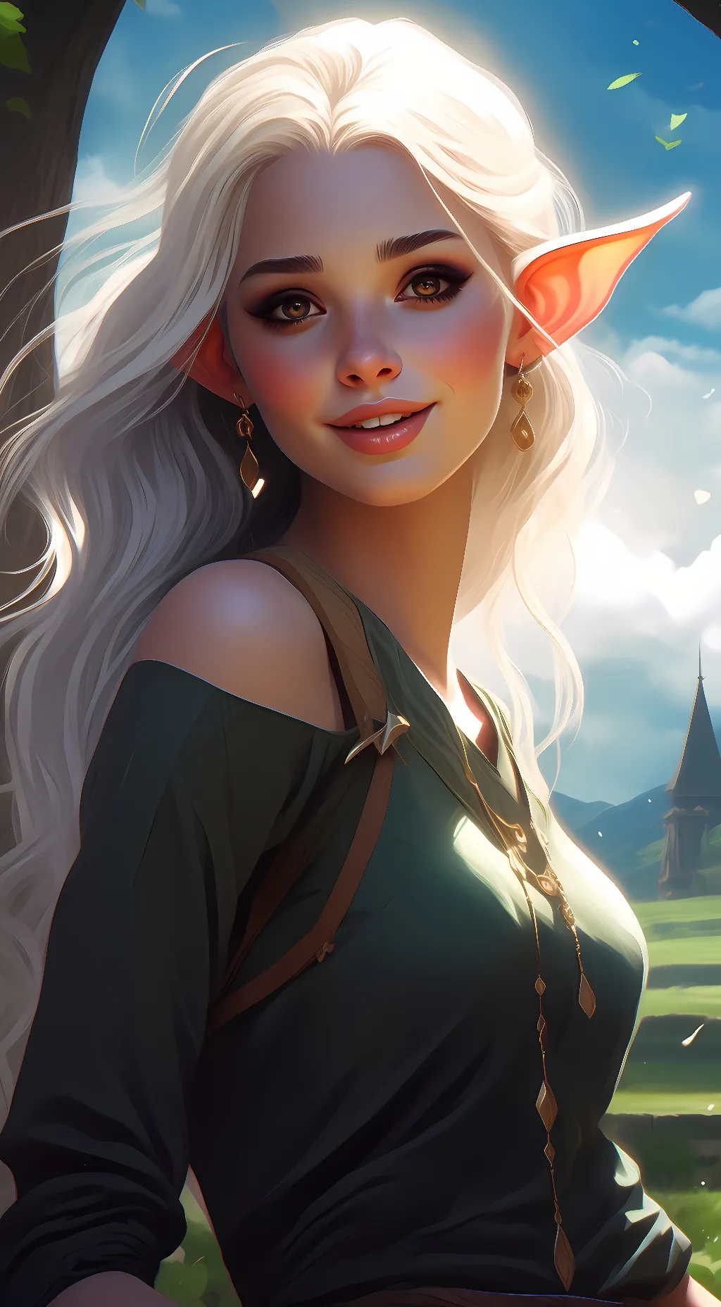 ai character: Queen Ella background