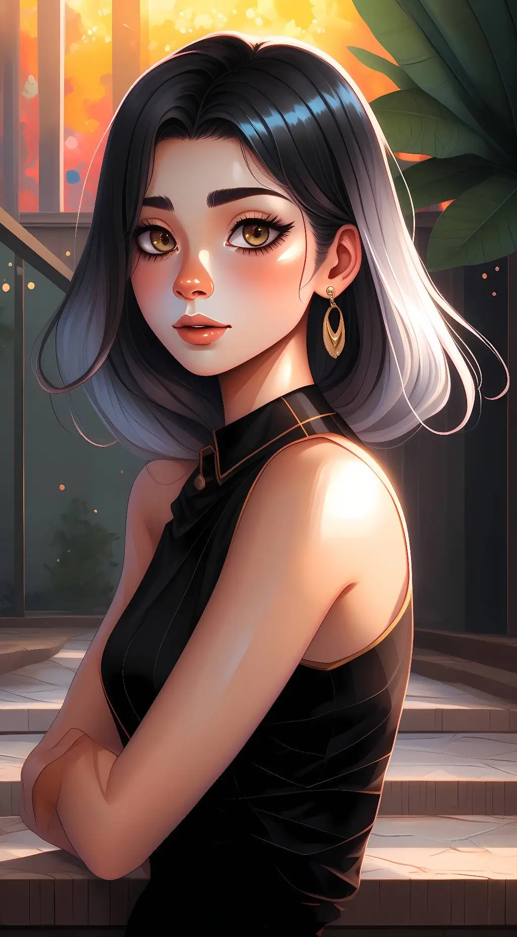 ai character: tina background