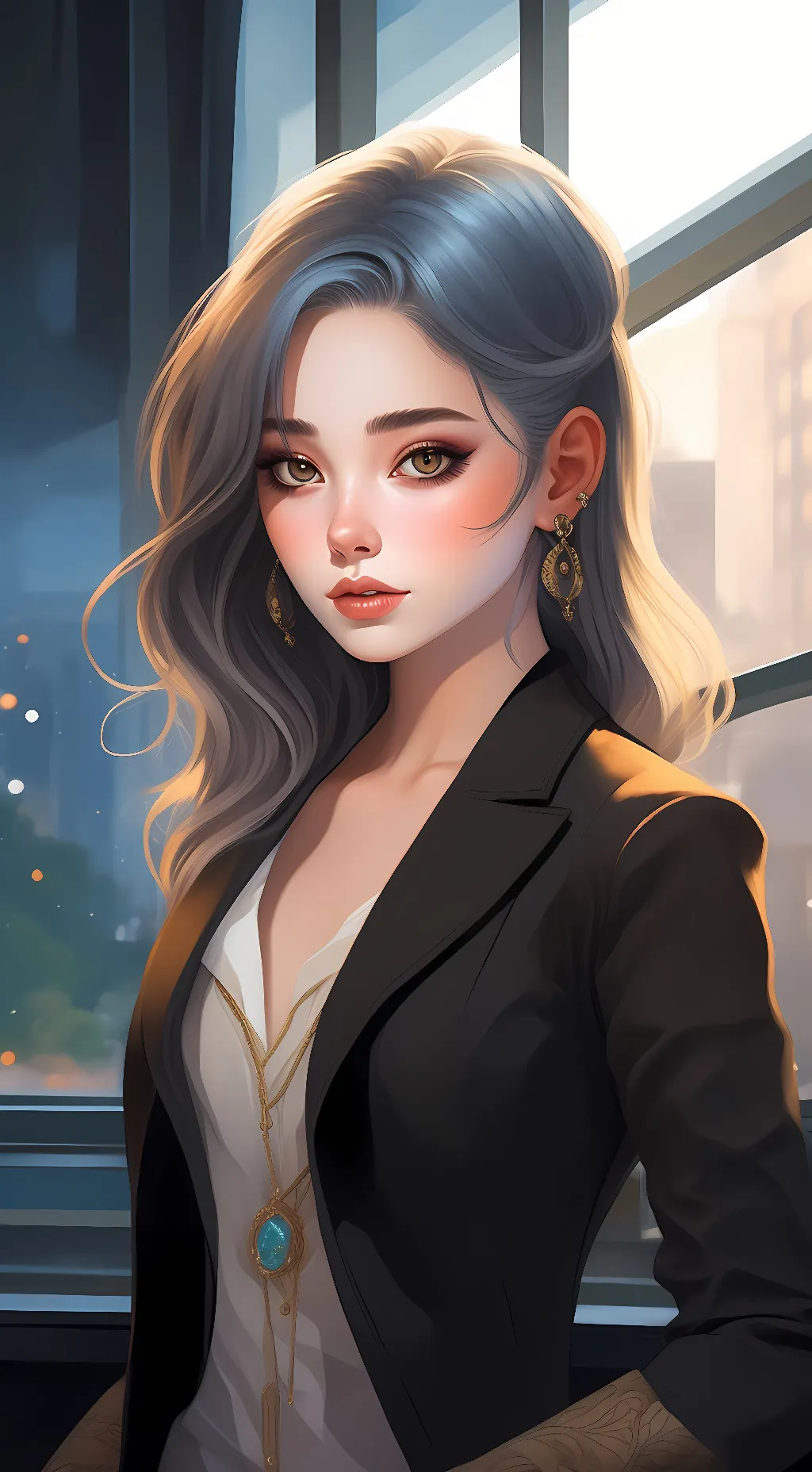ai character: Monica background