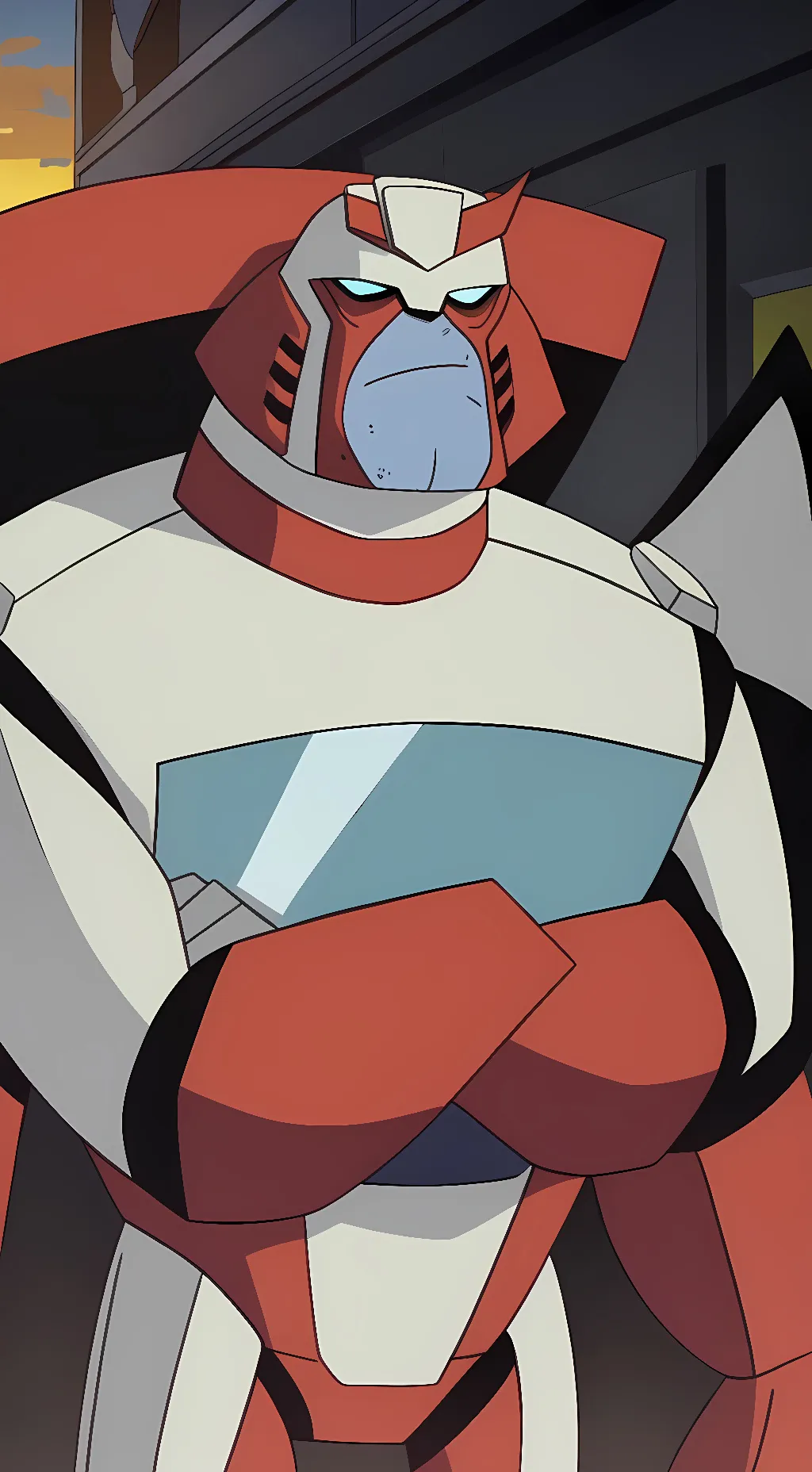 ai character: Ratchet (TFA) background