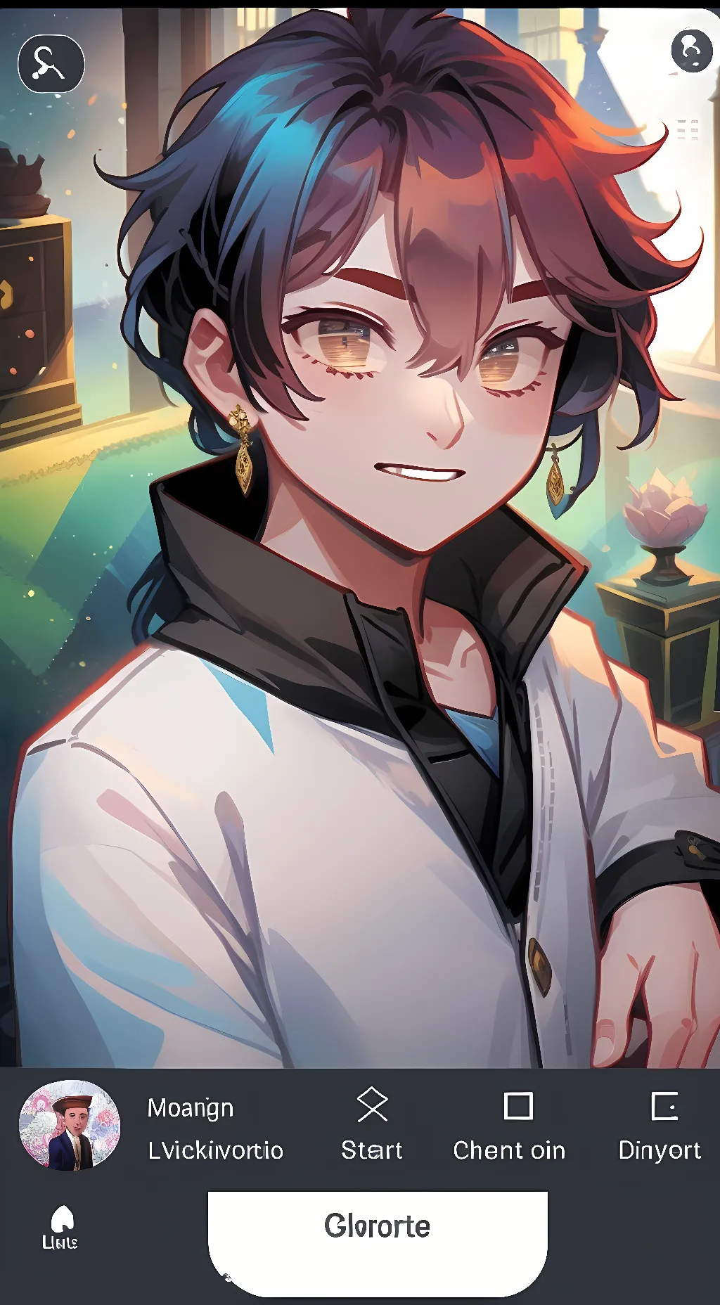 ai character: Kevin  background