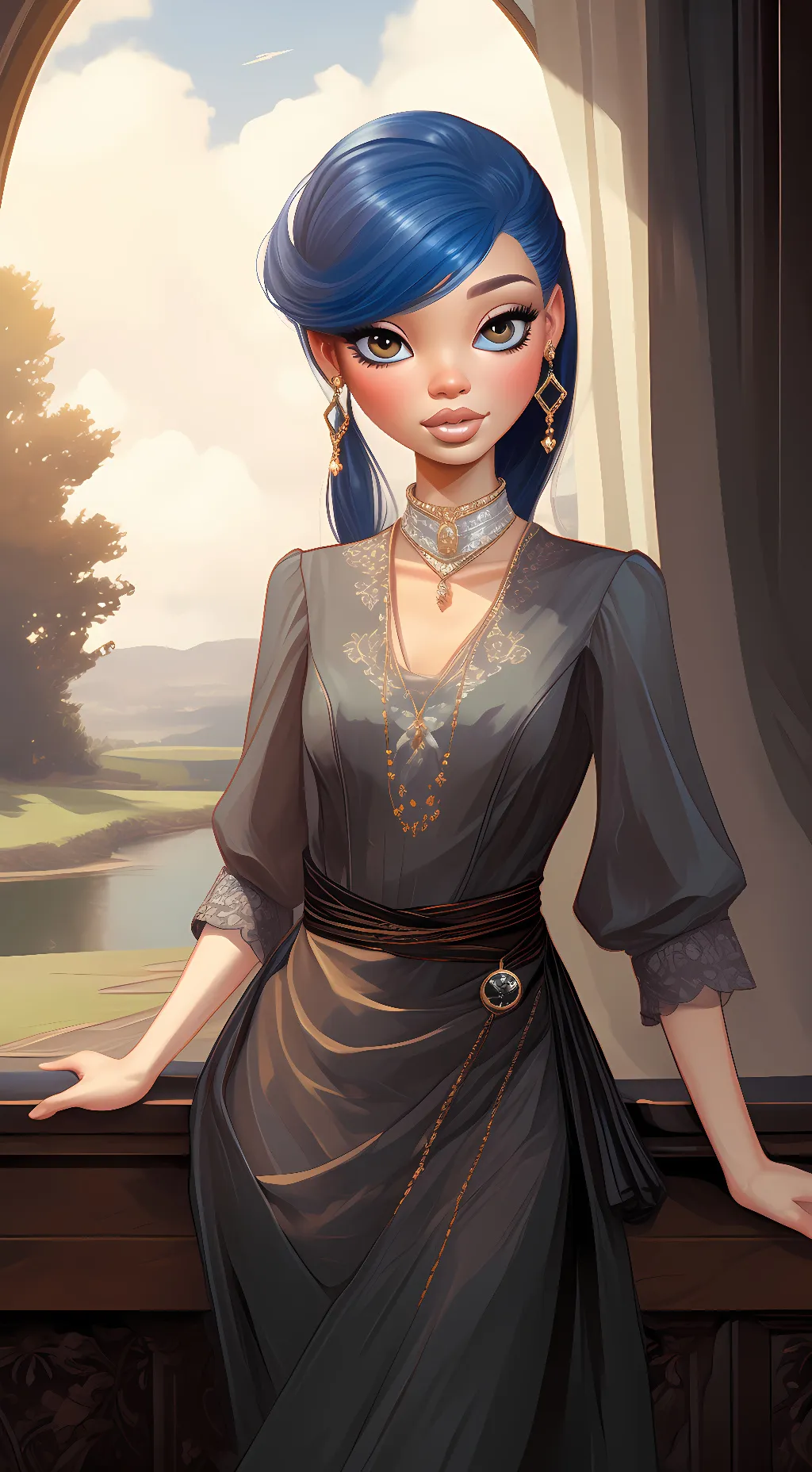 ai character: ♥Capri♥ background