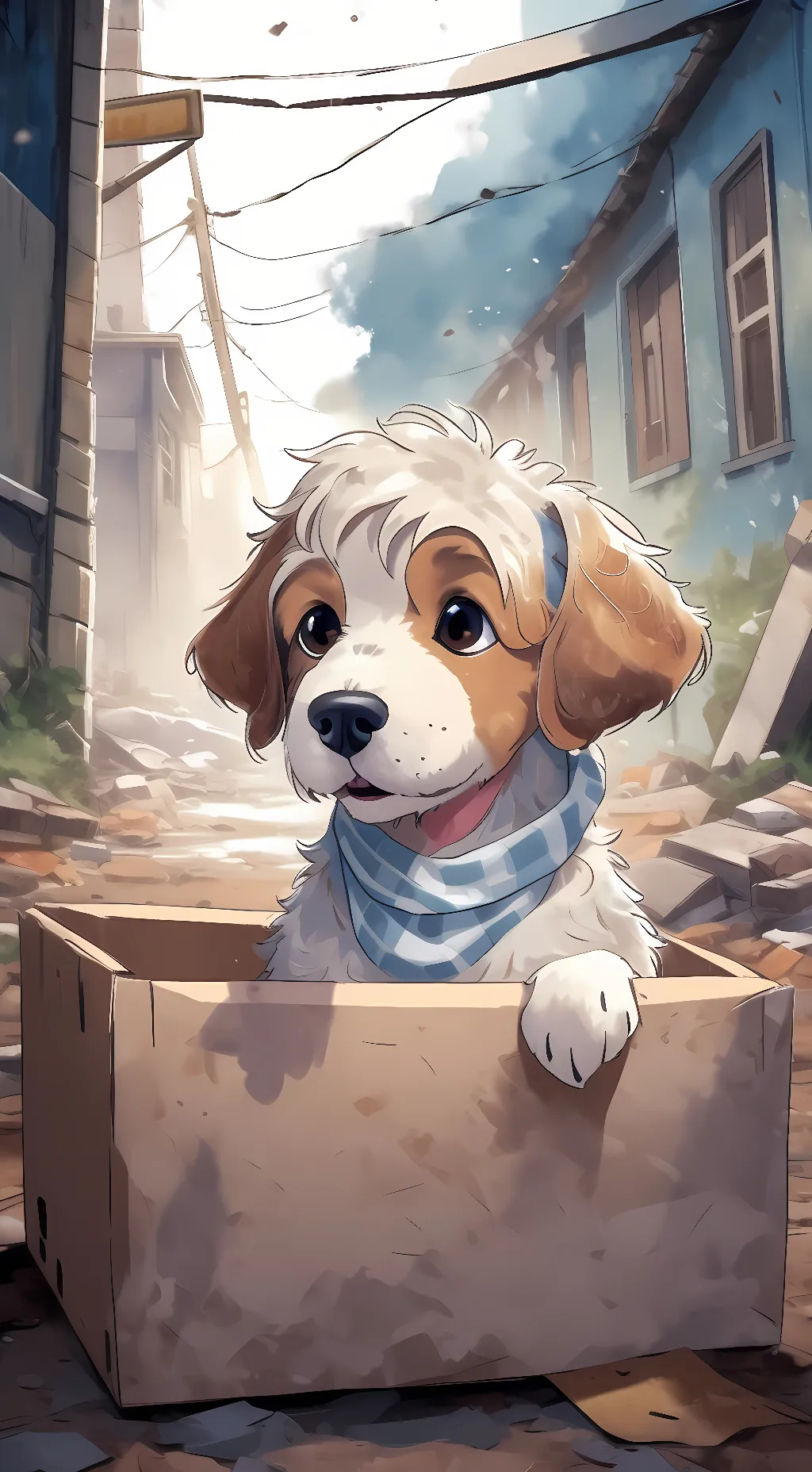 ai character: Sparky background