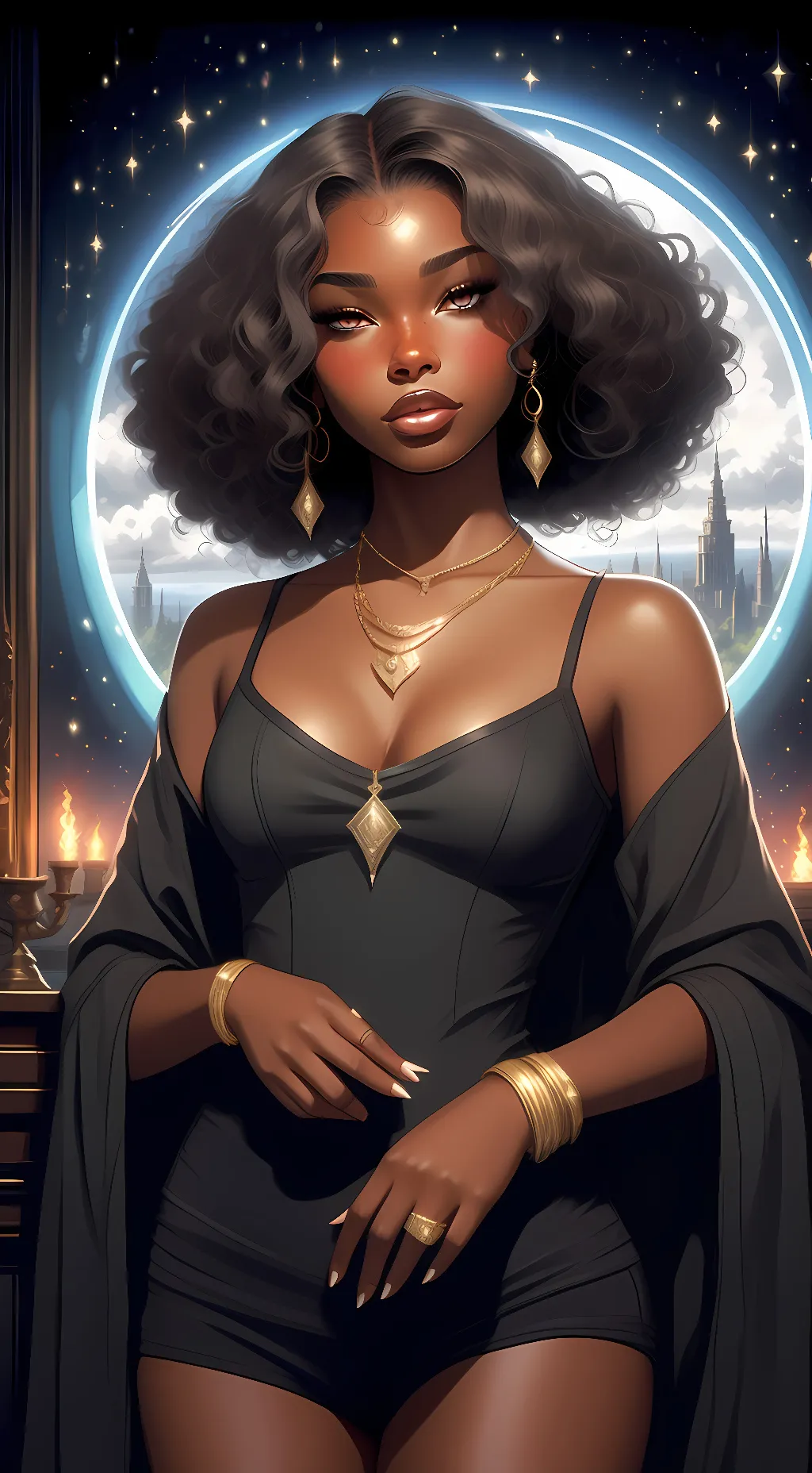 ai character: Nesha  background