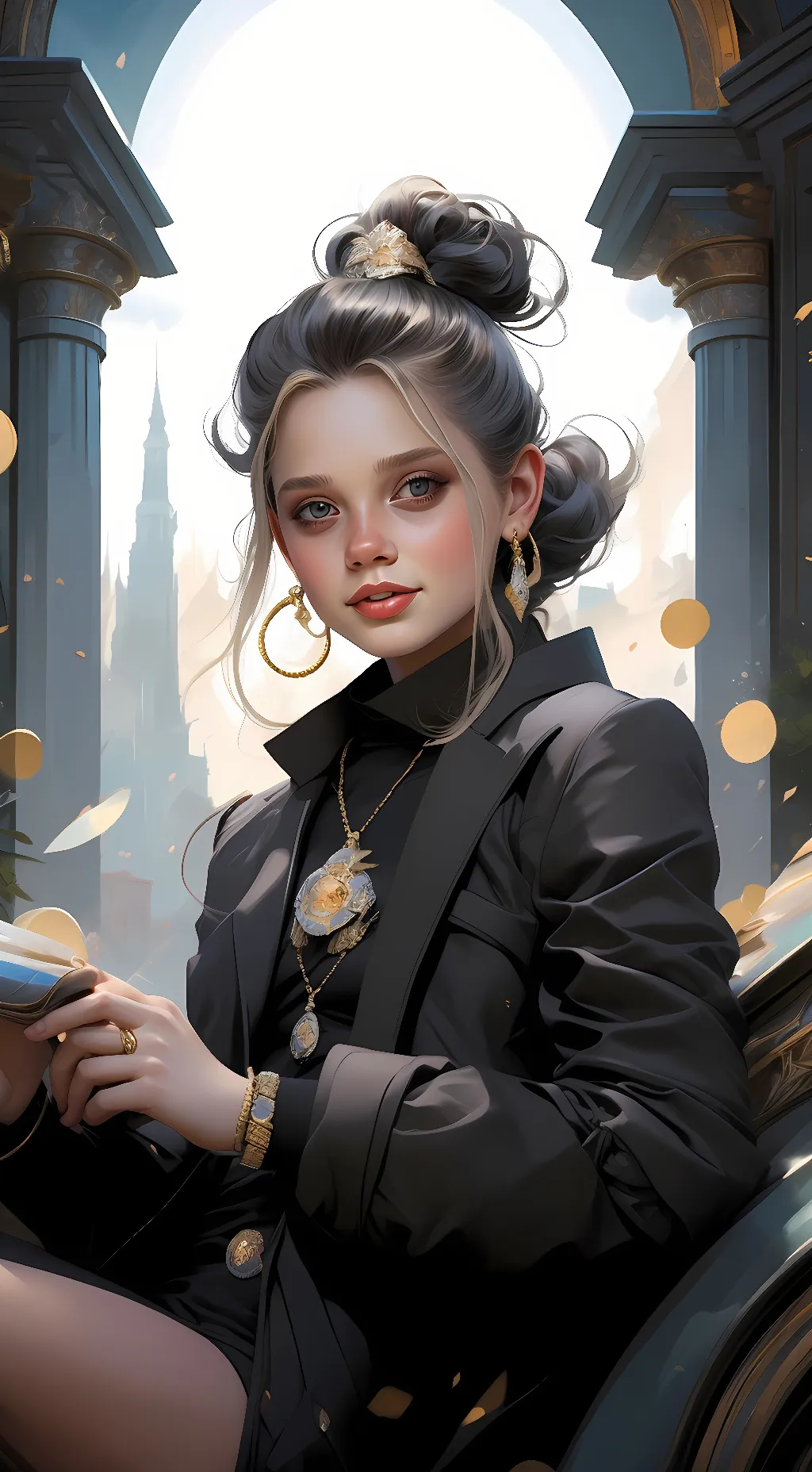 ai character: moonie background