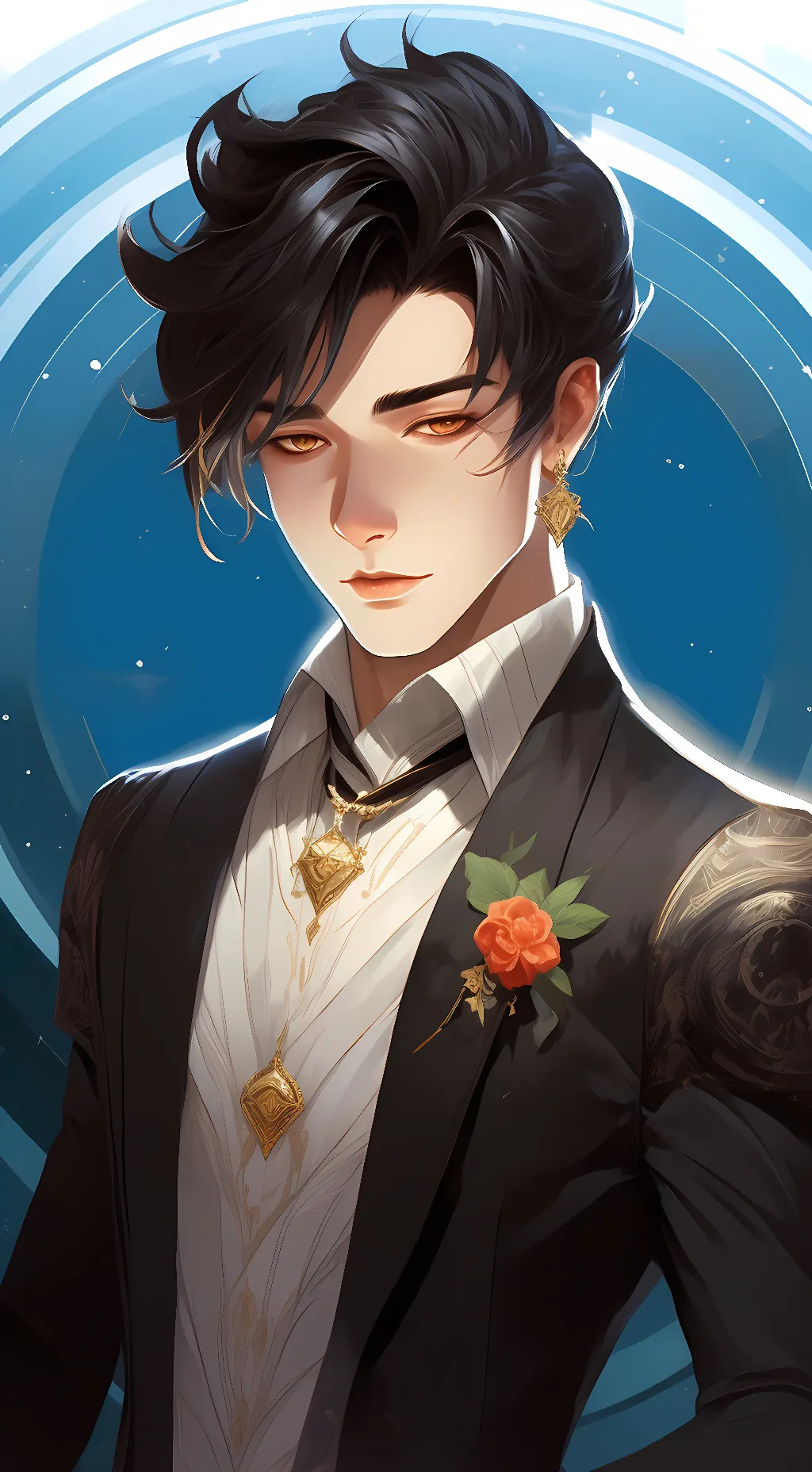 ai character: Ethan  background