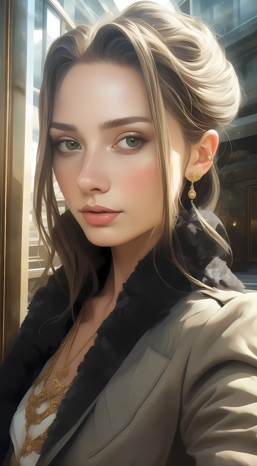 ai character: Serena Lux background