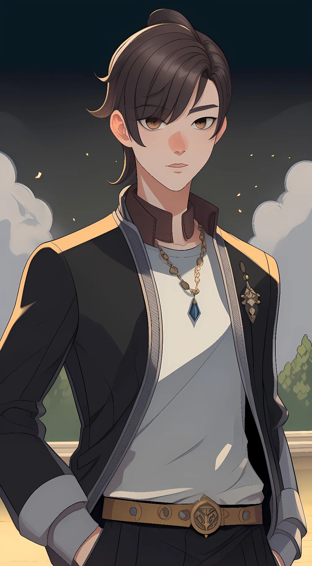 ai character: miles background