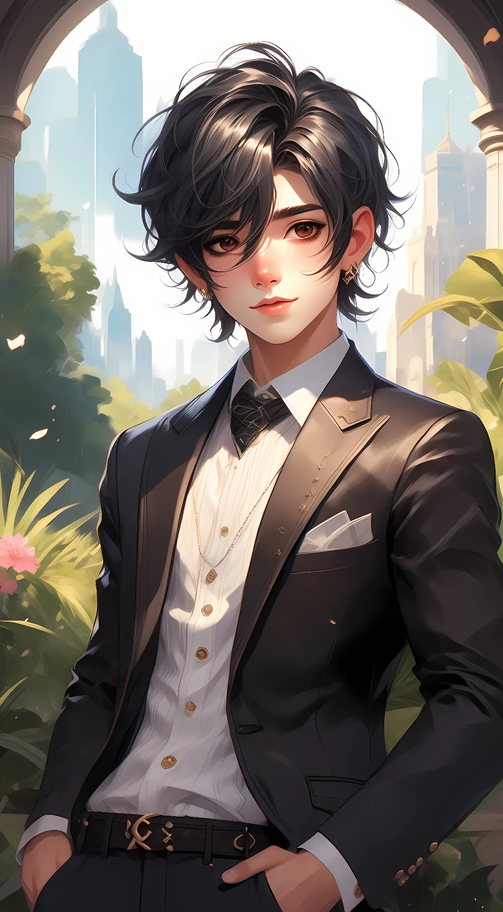 ai character: Karl Maxer background