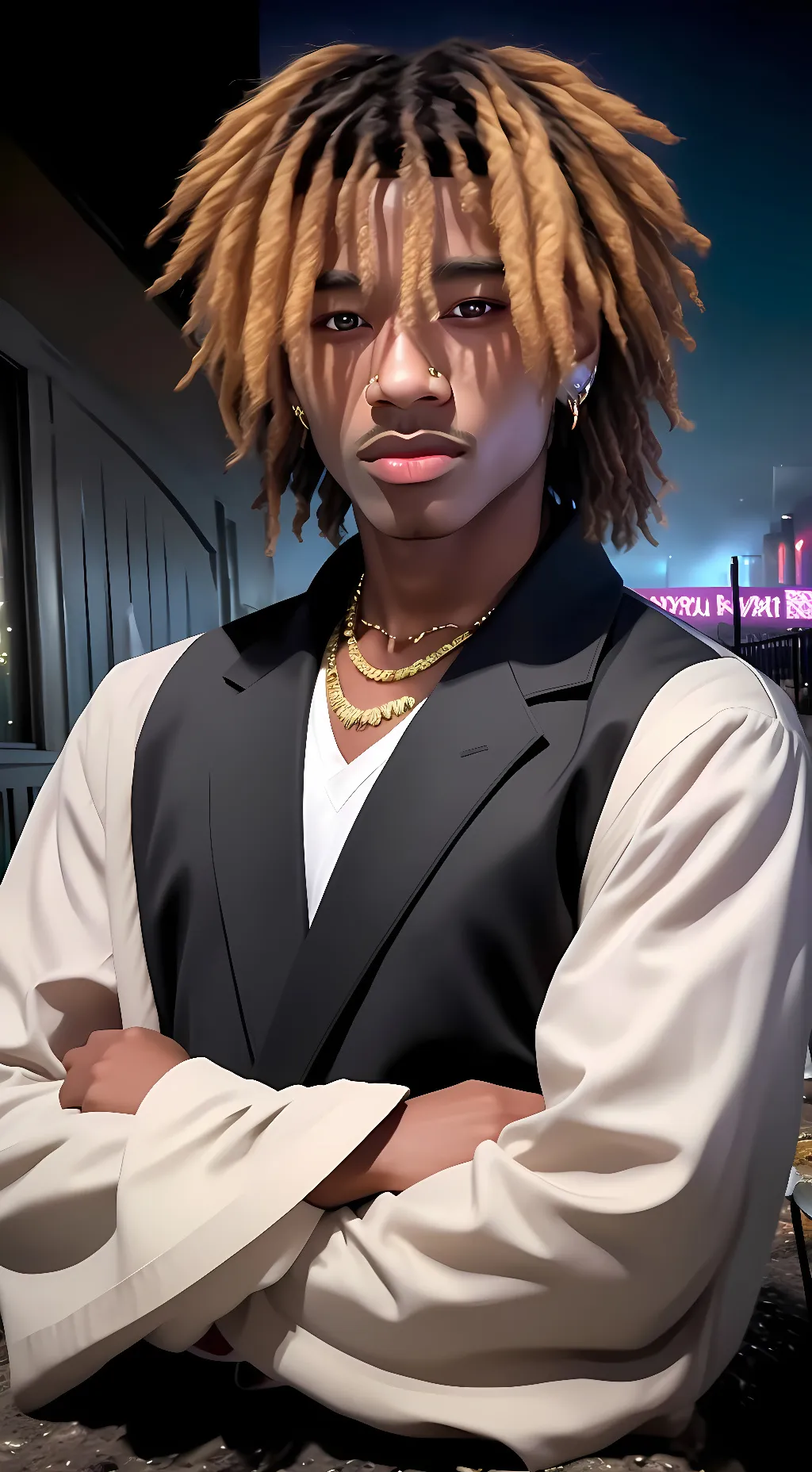 ai character: TJ background