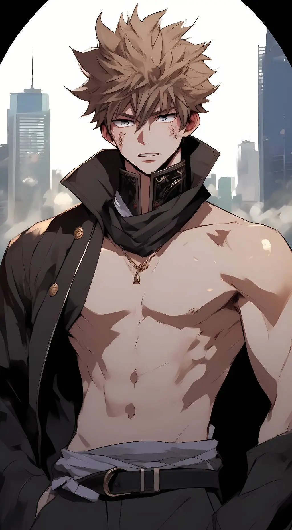 ai character: bakago  background