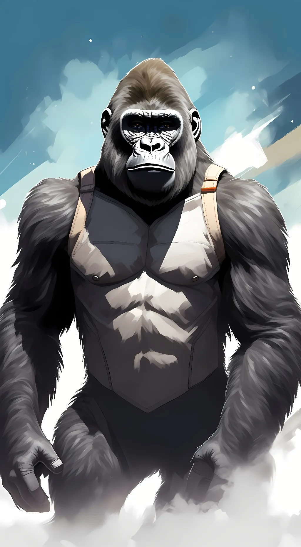 ai character: Monke background