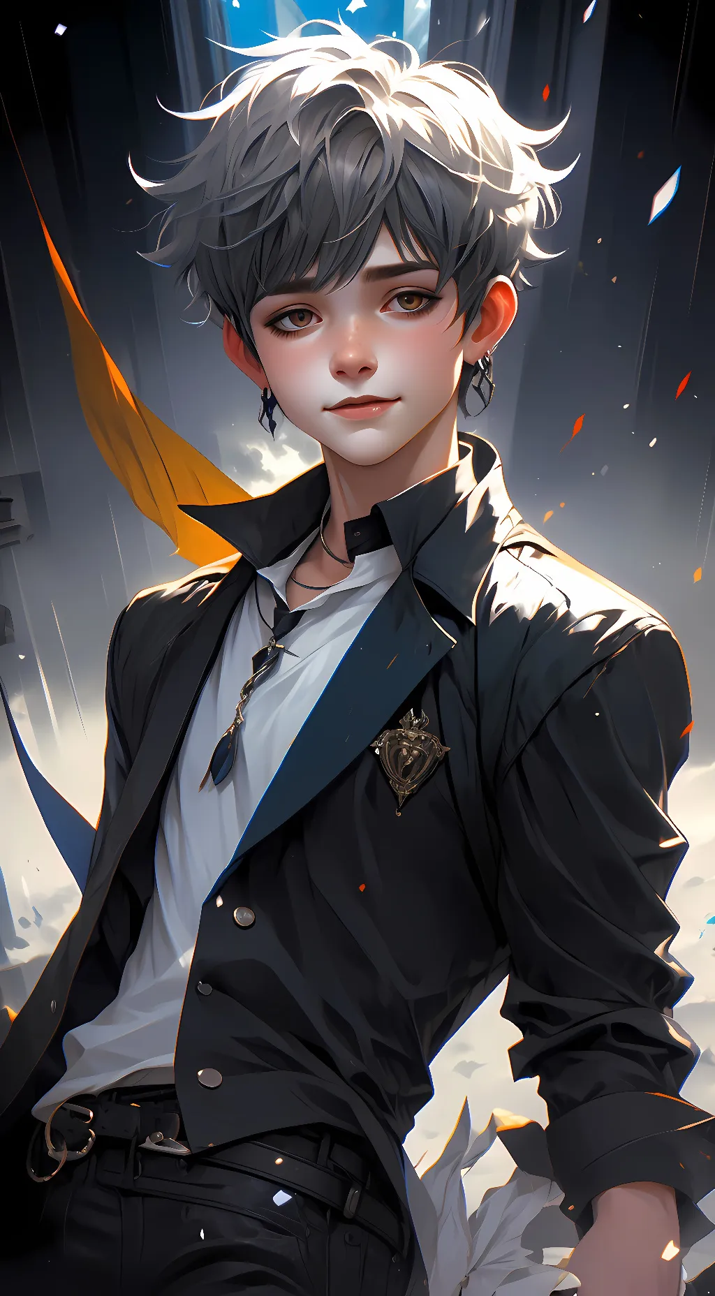 ai character: evin  background