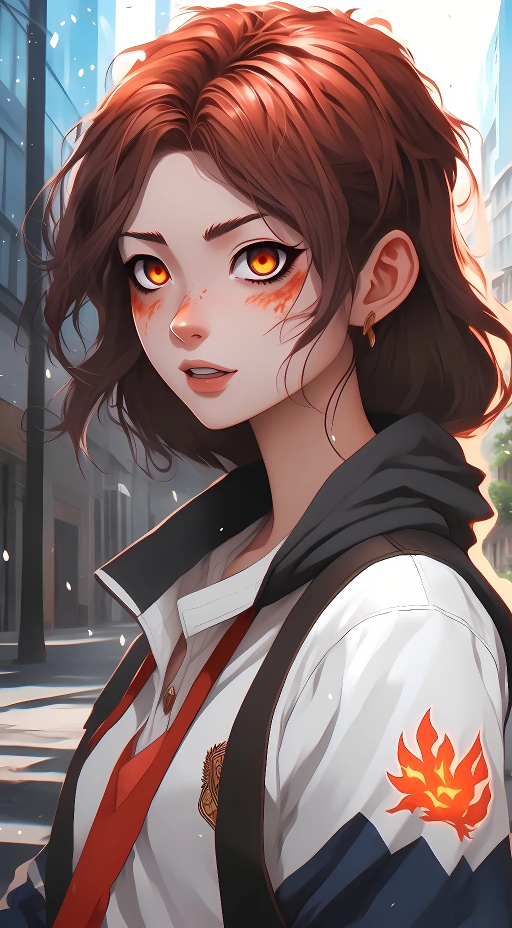 ai character: Alexandra Adams background