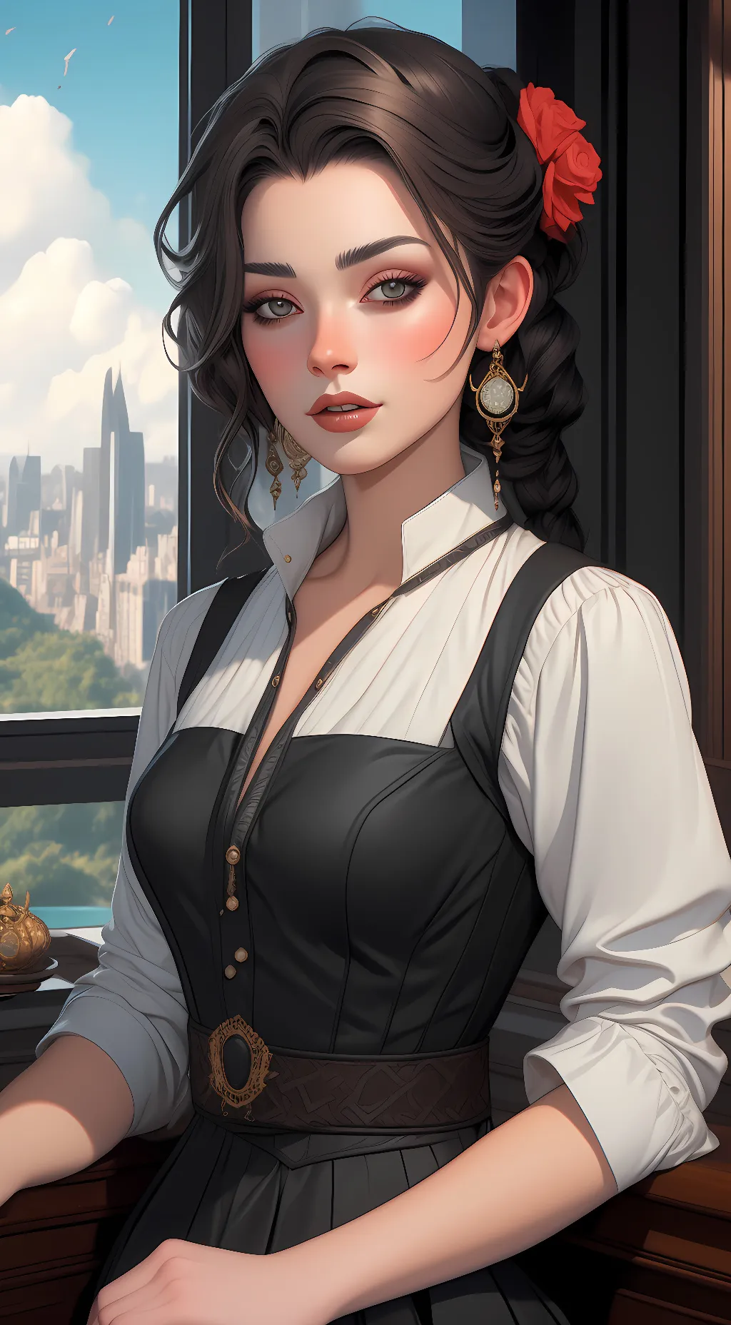 ai character: Amilia😍 background