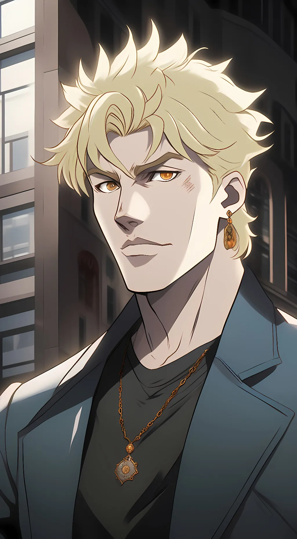 ai character: Caesar Zeppeli background