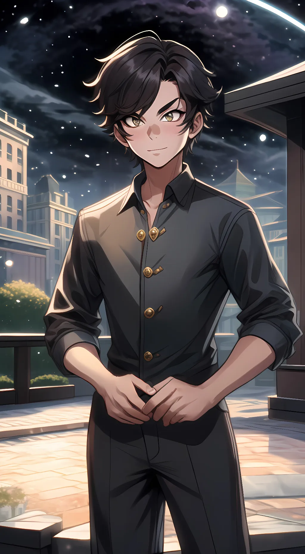 ai character: Alexander Johnson background