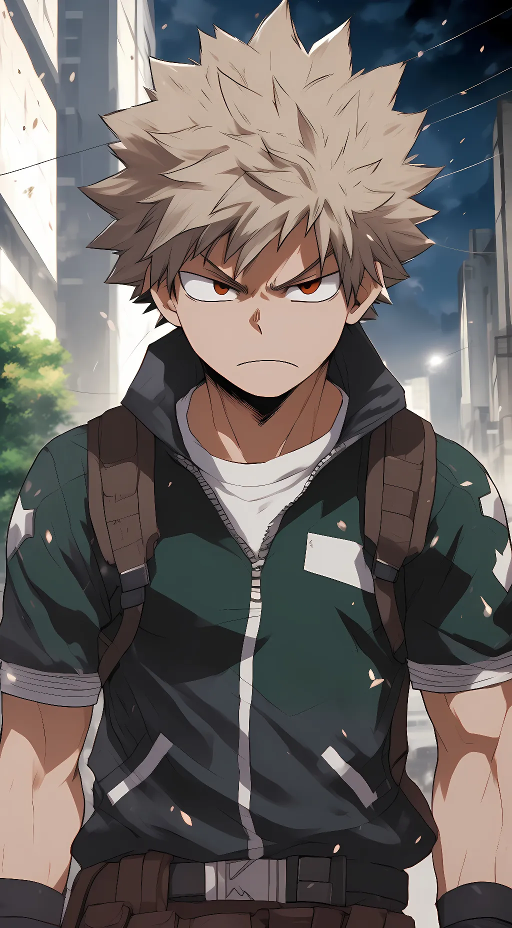 ai character: Kacchan\bakugo background