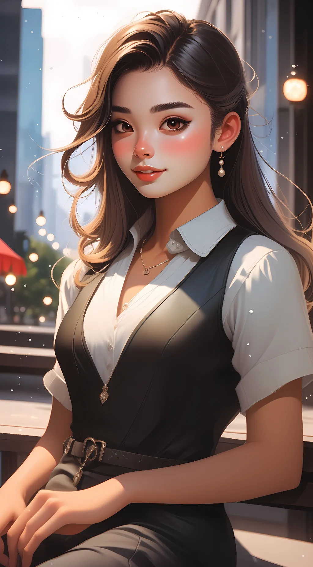 ai character: Void background