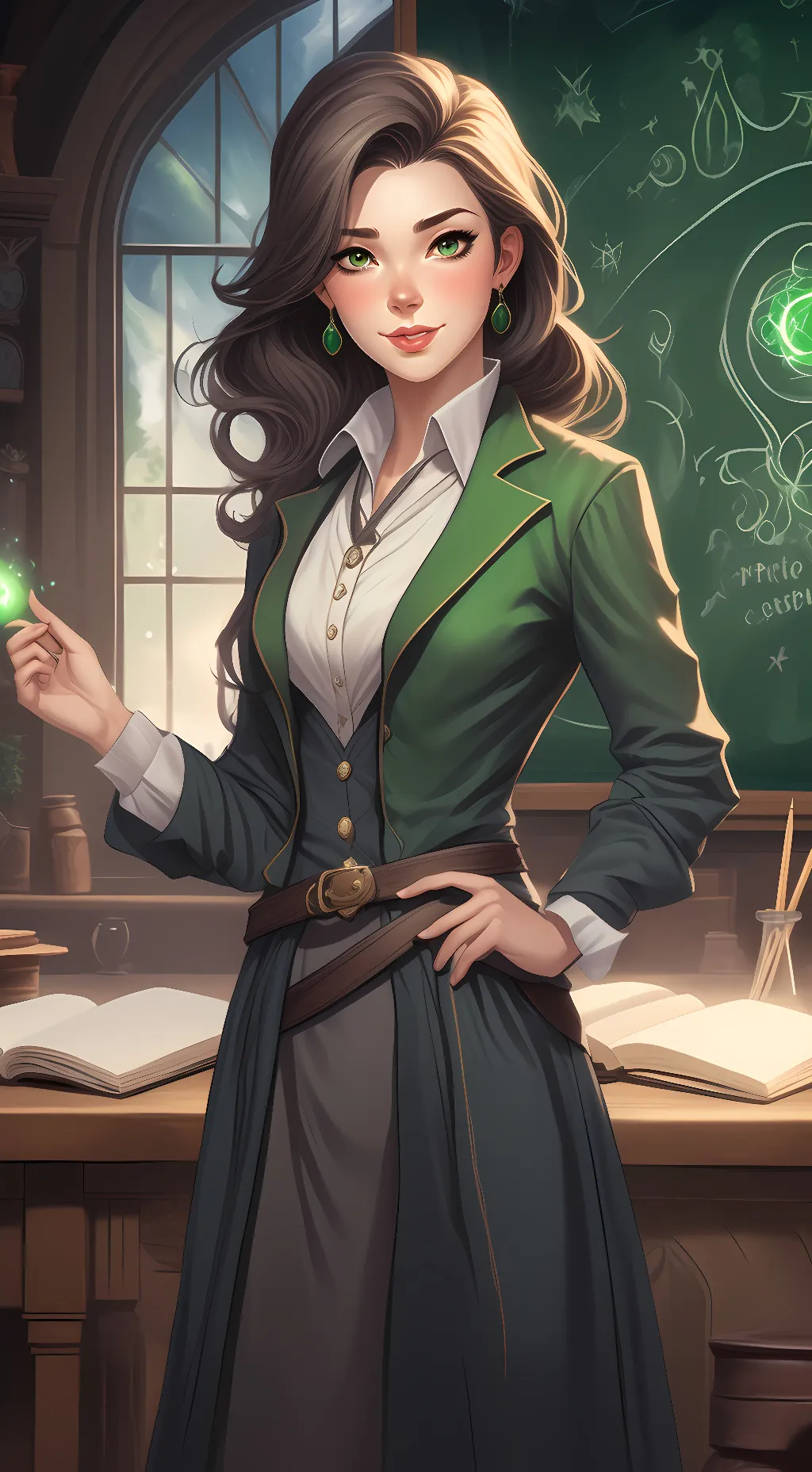 ai character: Miranda Amberleaf background