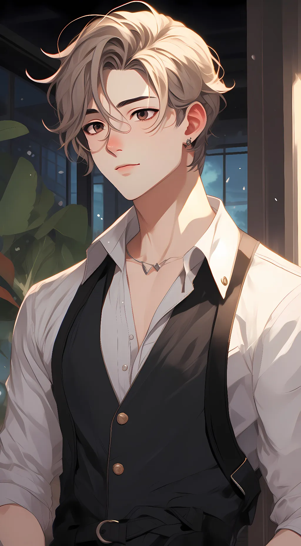 ai character: Boyfriend alan background