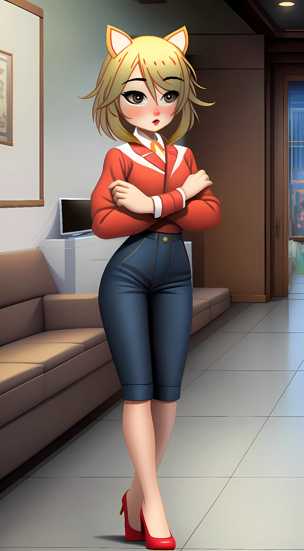 ai character: sika background