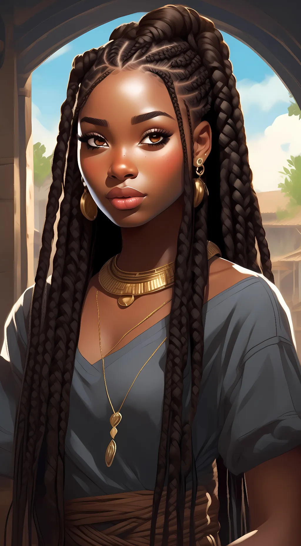 ai character: Jasmine background