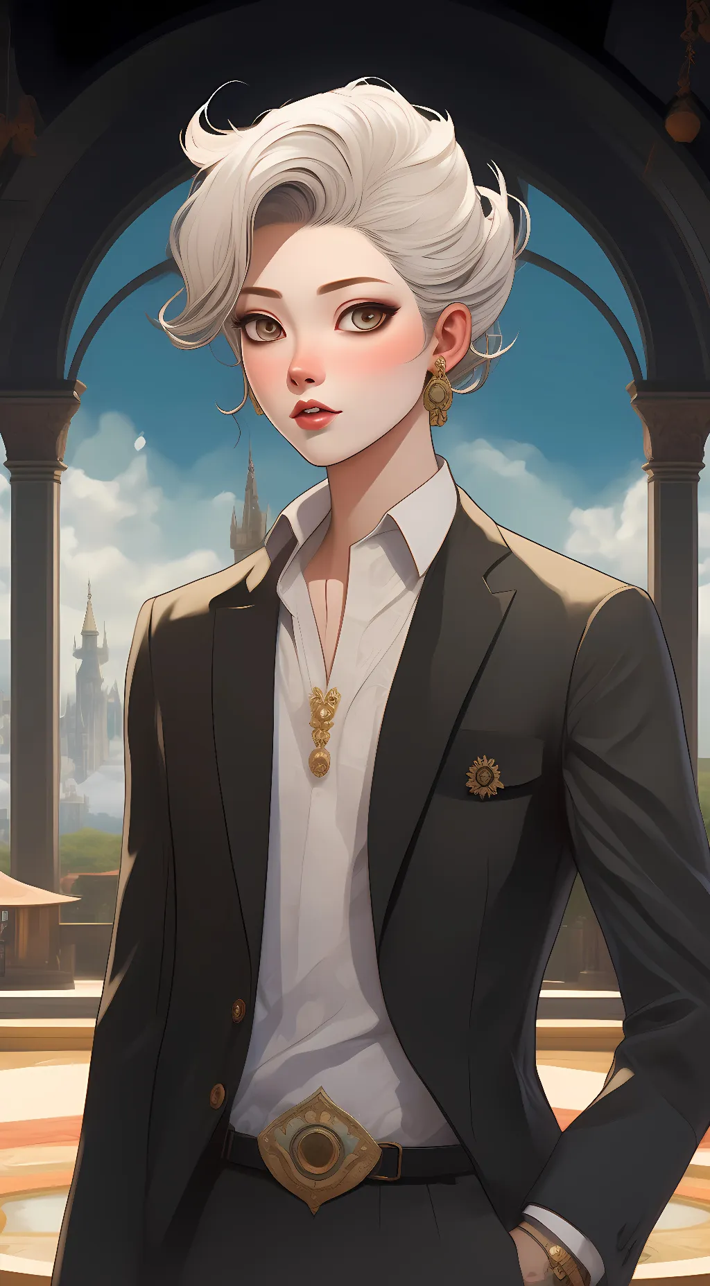 ai character: Bee  background