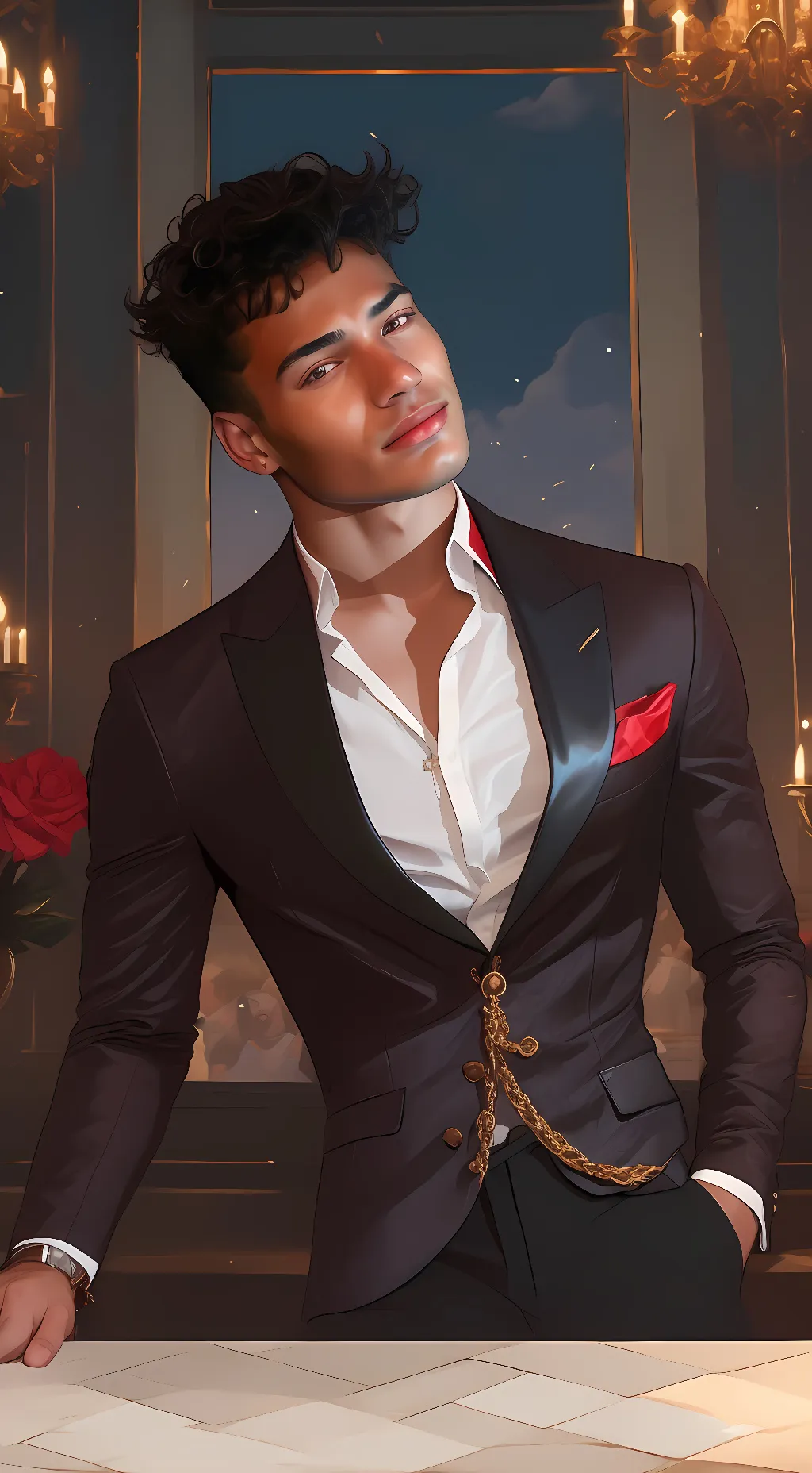 ai character: Jimmy❤️😍 background