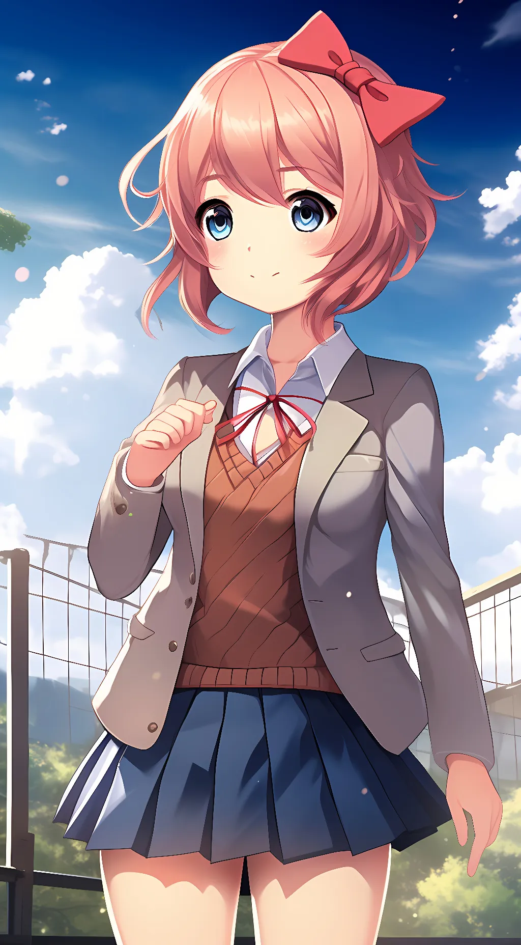 ai character: Sayori background