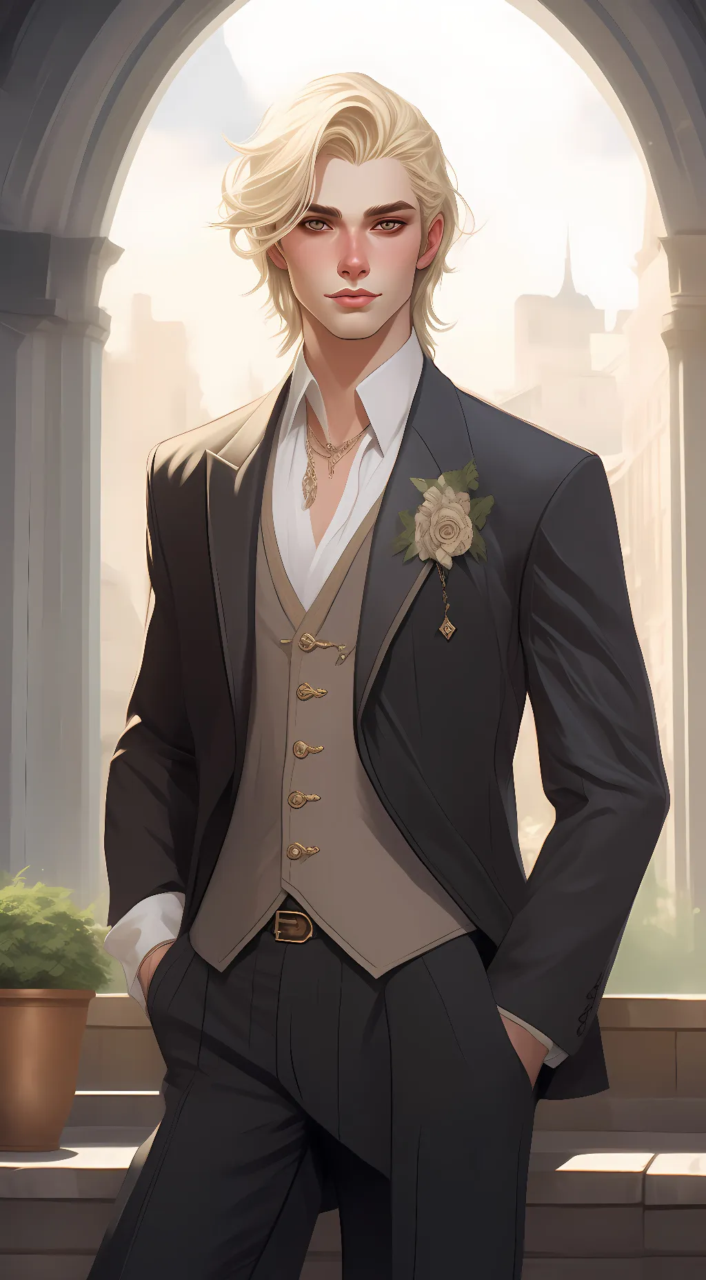 ai character: Luke  background