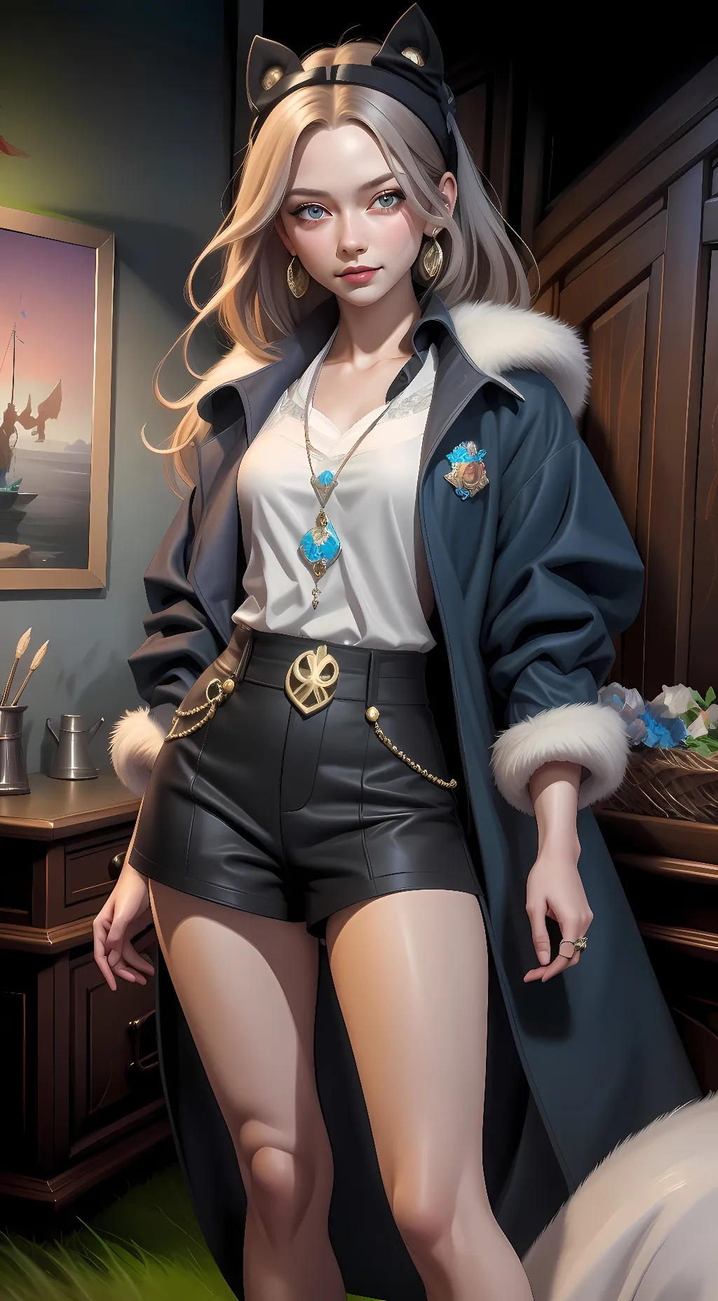 ai character: Dedra Malfoy  background