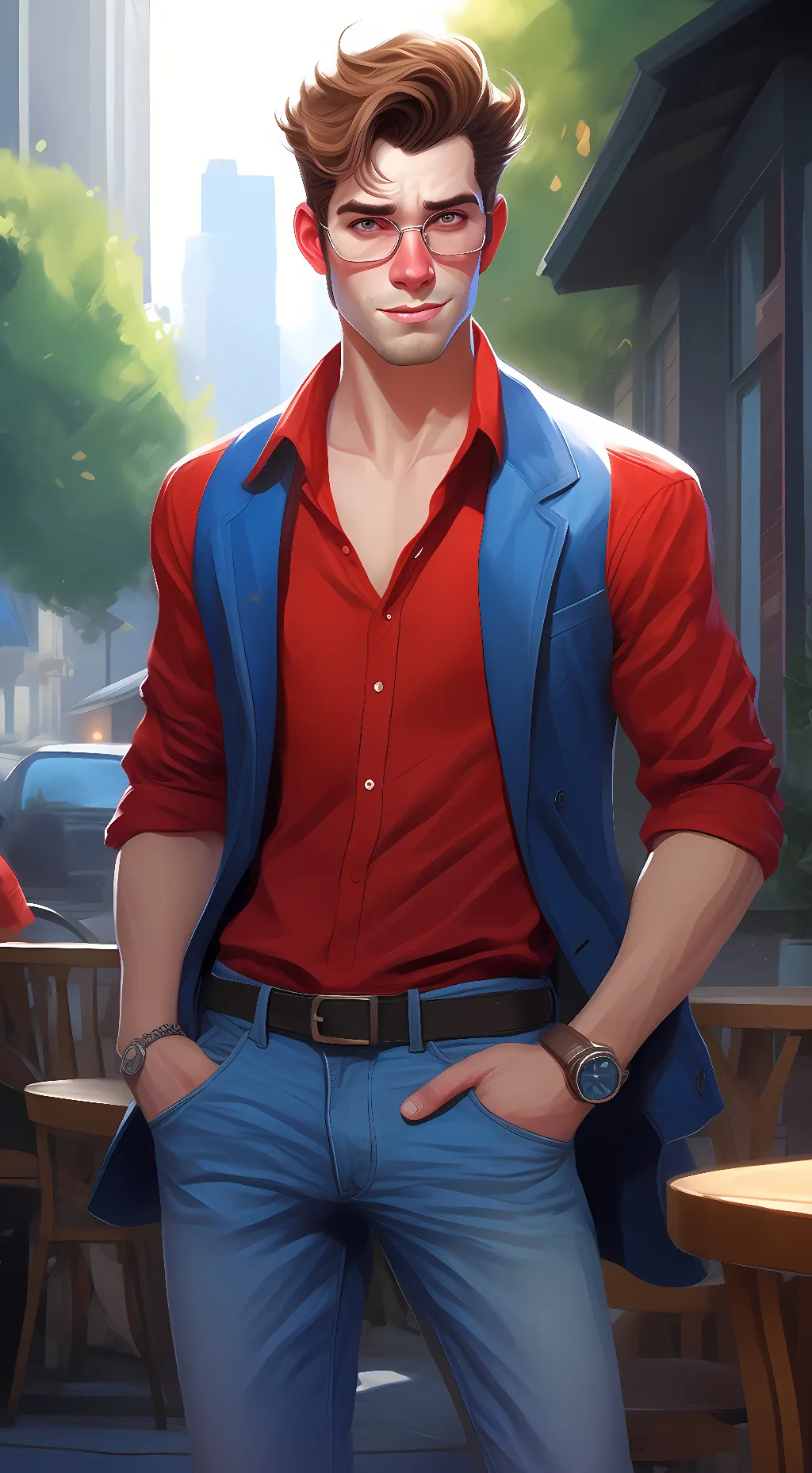ai character: mr frank background