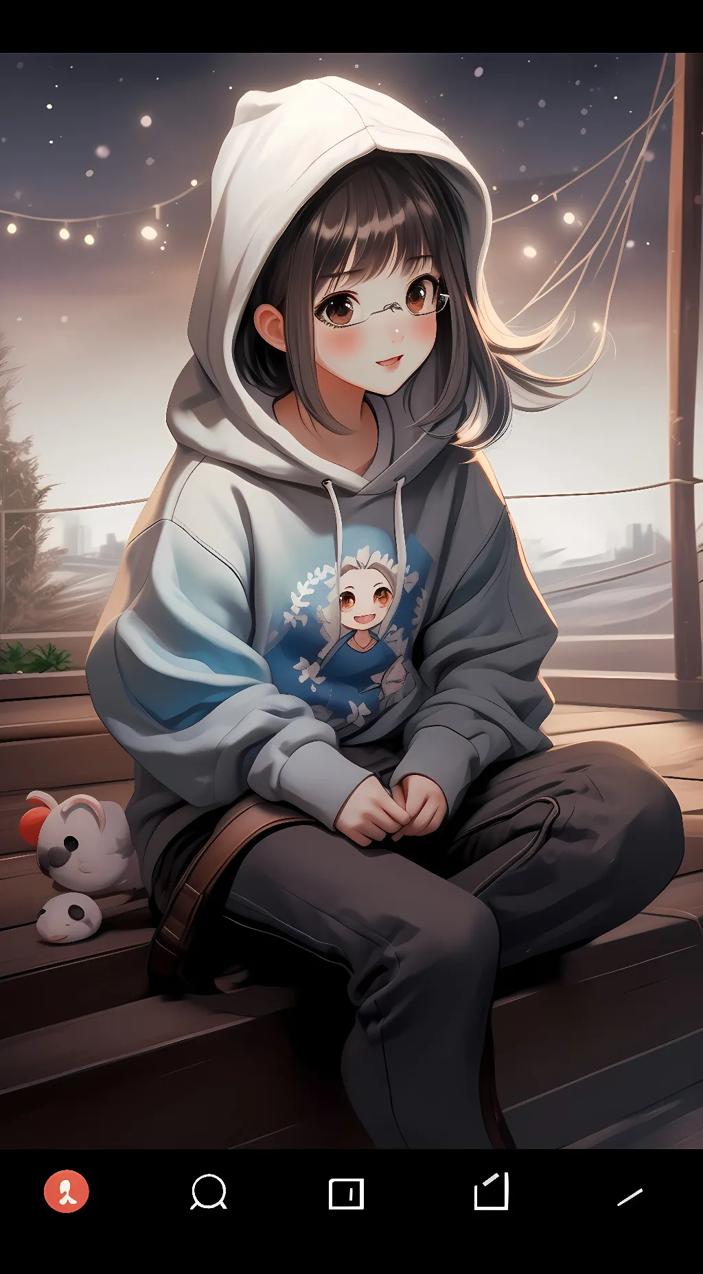 ai character: Rosey background