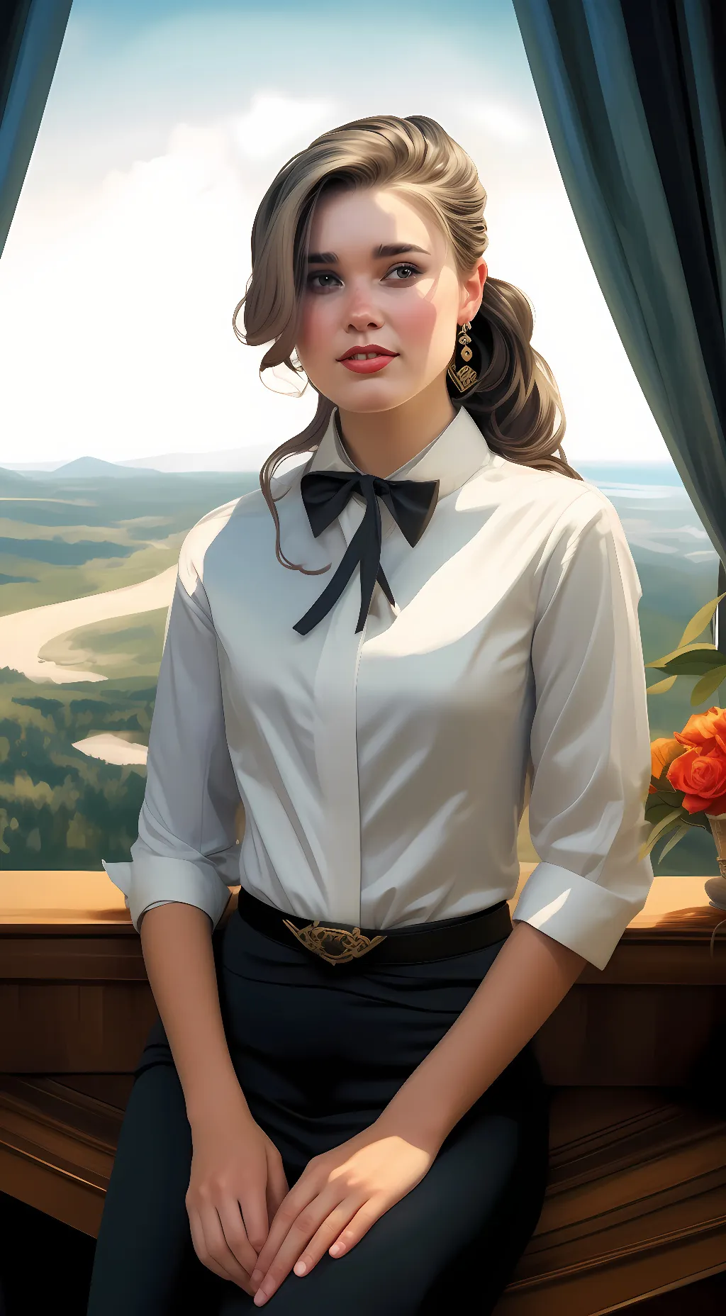ai character: alexandra background